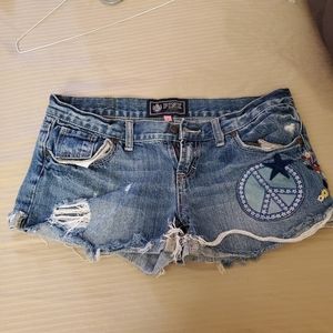 PINK Low Rise Jean Shorts